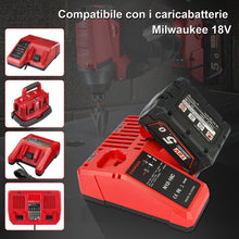 Carica l'immagine nel visualizzatore di Gallery, Waitley M18 18V 5,0Ah batteria per Milwaukee M18 batteria 18V