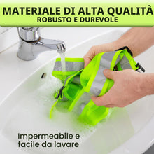 Carica l'immagine nel visualizzatore di Gallery, AVANA Gilet catarifrangente Gilet di sicurezza riflettente Regolabile Giubbotto leggero Alta visibilità Jogging Ciclismo