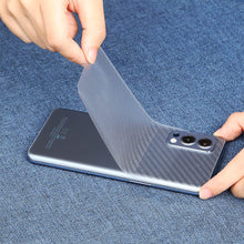 Carica l'immagine nel visualizzatore di Gallery, Ibywind Vetro Temperato per Oneplus Nord 2 5G,[2 Pezzi]con Protezione Obiettivo Fotocamera,Skin in Stile Fibra di Carbon