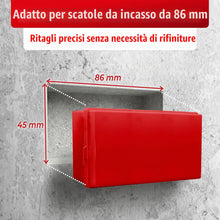 Carica l'immagine nel visualizzatore di Gallery, SCHWABENBACH® Scalpello SDS Plus per Fori 86x45mm - Scatole da Incasso