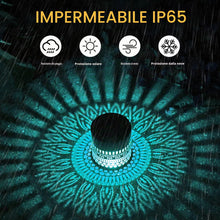 Carica l'immagine nel visualizzatore di Gallery, Lampada Solare da Esterno,2 Pezzi LED Mandala Lanterna