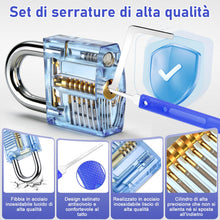 Carica l'immagine nel visualizzatore di Gallery, Diyife Set Grimaldelli, 36 Pcs,con 4 Trasparente Serratura