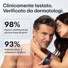 Carica l'immagine nel visualizzatore di Gallery, SERLINOLAB Crema Viso Uomo Antirughe Notte - Retinolo, Acido Ialuronico e Vitamina C - Idratante Viso - Pelle Più Elasti