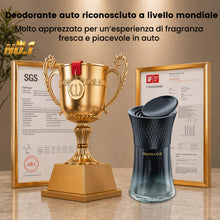 Carica l'immagine nel visualizzatore di Gallery, Profumatore Auto 110 ml, Design a Clessidra Ispirato alla Torre Eiffel, Diffusore Profumo Auto per Portabicchieri, Fragr
