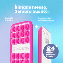 Carica l'immagine nel visualizzatore di Gallery, OCTOBUDDY Mirror - Selfie e Video Senza Mani - 66 x 99 mm, Rosa Gessetto