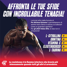 Carica l'immagine nel visualizzatore di Gallery, Italian Elite® Pre Workout Extreme – Pre Allenamento Palestra e Bodybuilding, Formula con 20 Ingredienti, Caffeina 200 m