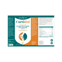 Carica l'immagine nel visualizzatore di Gallery, ERBA VITA Cartidol 45 Compresse integratore alimentare a base di Glucosamina, MSM, Condroitin solfato, Collagene idroliz