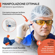 Carica l'immagine nel visualizzatore di Gallery, Senner ® WorkPro Strong | Tappi per lavorare - Ideali per fonti di rumore elevato - Protezione uditiva sul lavoro e a ca