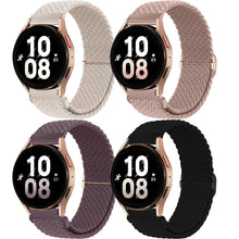 Carica l'immagine nel visualizzatore di Gallery, chinbersky 20mm Nylon Intrecciato Cinturino Compatibile con Samsung Galaxy Watch 4/5/6/7 40mm 44mm/Galaxy Watch5 Pro/Wat