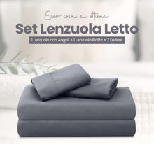 Carica l'immagine nel visualizzatore di Gallery, Utopia Bedding Set Lenzuola Letto 4 Pezzi, 180x200cm, Grigio