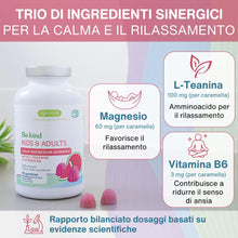 Carica l'immagine nel visualizzatore di Gallery, Igennus Magnesio Citrato, Vitamina B6 e L-Teanina, Caramelle Gommose