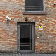Carica l'immagine nel visualizzatore di Gallery, SPACE - 3 Cartelli area videosorvegliata per ragioni di sicurezza 20cm x 30cm in PVC - GDPR 2020 - Cartelli videosorvegl