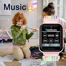 Carica l'immagine nel visualizzatore di Gallery, PTHTECHUS Smartwatch per Bambini, Telefono Smartwatch con Lettore Musicale per Ragazzi e Ragazze Giochi SOS Contapassi T