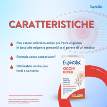 Carica l'immagine nel visualizzatore di Gallery, Euphralia Occhi Rossi - Gocce Oculari Lenitive Arrossamento 10 ml + Omaggio