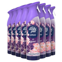 Carica l'immagine nel visualizzatore di Gallery, Ambi Pur Deodorante Ambienti Spray, 8 Pezzi, Profumo di Fiori Esotici