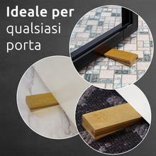 Carica l'immagine nel visualizzatore di Gallery, ECENCE Set di 4 Fermaporta da Pavimento in Bambù