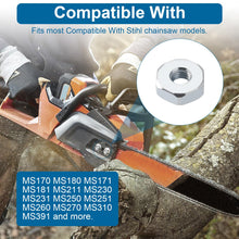 Carica l'immagine nel visualizzatore di Gallery, VooGenzek 4 Pezzi Dadi per Barra di Copertura Pignone, Motosega Dado Barra Coperchio, Compatibile con Stihl Motosega MS1