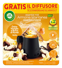 Carica l'immagine nel visualizzatore di Gallery, Airwick Armonia Istantanea Profumatore per Ambienti, Confezione con 1 Diffusore di Oli Essenziali e 1 Ricarica per Diffu