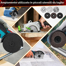 Carica l'immagine nel visualizzatore di Gallery, Set Di 23 Dischi Da Taglio E A Ventaglio, 75 mm, 75 X 1,2 X 10 mm