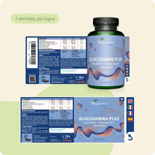 Carica l'immagine nel visualizzatore di Gallery, Glucosamina Condroitina Complex Vegan | con MSM e Boswellia | Integratore per Articolazioni e Cartilagine | 1.000 mg di 