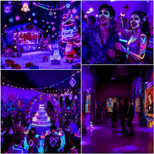 Carica l'immagine nel visualizzatore di Gallery, 100W Black Light, UV Lamp, Black Light, IP67 Waterproof, for Halloween Decoration, Christmas Decoration, Hardened UV Res