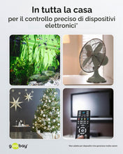 Carica l'immagine nel visualizzatore di Gallery, goobay 64900 Timer digitale 10 programmi giornalieri/modalità casuale antieffrazione/programmabile/3680 W a 230 V (AC) e
