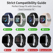 Carica l'immagine nel visualizzatore di Gallery, Cinturino Compatibile con Fitbit Versa 4/3/Sense/2, Chiusura Magnetica
