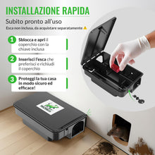 Carica l'immagine nel visualizzatore di Gallery, Mice&amp;Co 2 Stazioni per Esca, Trappola per Topi e Ratti Professionale