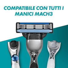 Carica l'immagine nel visualizzatore di Gallery, Gillette Lamette Mach 3, 20 Cartucce per Rasoio Barba Uomo, Multicolore