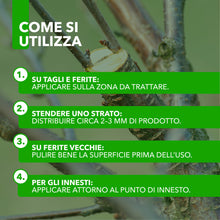 Carica l'immagine nel visualizzatore di Gallery, Mastice Per Innesti E Potature - Con Rame - Antibatterico Pasta Cicatrizzante Curativa Per Ferite Piante Alberi Arbusti 