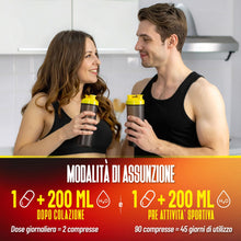 Carica l'immagine nel visualizzatore di Gallery, ProAction Thermo Stack – Integratore Alimentare in Compresse con Caffeina, L-Tirosina ed Estratti Vegetali | Senza Gluti