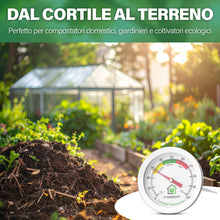 Carica l'immagine nel visualizzatore di Gallery, Termometro da Terreno Acciaio Inox Sonda Precisa Formato