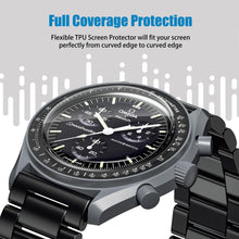 Carica l'immagine nel visualizzatore di Gallery, Protezione in Cristallo per Moonswatch, Protettore Schermo Anti-Graffio in TPU Morbido Compatibile con Swatch Omega Moon