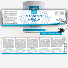 Carica l'immagine nel visualizzatore di Gallery, Magnesio Citrato PiùLife con Vitamine B1 B5 B6, 240 Capsule