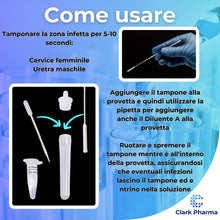 Carica l'immagine nel visualizzatore di Gallery, Kit per il test di Clamidia e Gonorrea | Testa uomini o donne per Clamidia e Gonorrea tramite tampone | Test rapido per 