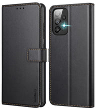 Carica l'immagine nel visualizzatore di Gallery, Ganbary Cover compatibile con Samsung Galaxy A33 5G, Premium Pelle PU Portafoglio Flip Libro Libretto Custodia [Protezio