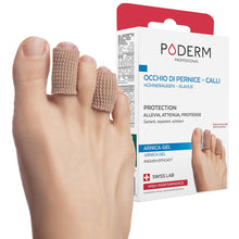 Carica l'immagine nel visualizzatore di Gallery, PODERM - PROTEZIONE TUBOLARE IN GEL DI ARNICA BREVETTATA PER CALLI E OCCHI DI PERNICE - Sollievo dal Dolore - Prevenzion