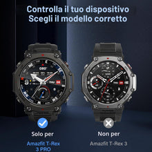 Carica l'immagine nel visualizzatore di Gallery, Pellicola Protettiva per Amazfit T-Rex 3 Pro 48 mm, [4 Pezzi] 2.5D Proteggi Schermo in Vetro Temperato Copertura Complet