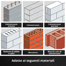 Carica l'immagine nel visualizzatore di Gallery, Einhell 5 pezzi set di punte SDS Plus 4-Cut, 110/160 mm, Ø 5–10 mm