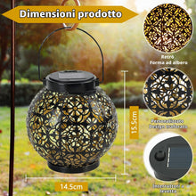 Carica l'immagine nel visualizzatore di Gallery, Lanterne da Esterno, 2 Pezzi Lanterna Solare da Esterno, IP55 Impermeabile LED Lanterne Solari da Giardino, Decorazioni 