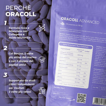 Carica l'immagine nel visualizzatore di Gallery, Symbeauty Collagene Idrolizzato e Acido Ialuronico 210Cpr Oracoll Advanced