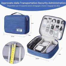 Carica l'immagine nel visualizzatore di Gallery, AiQInu Organizer Cavi Borsa da Viaggio Organizzatore Cavi Resistente All'acqua Portatile Porta Cavi Organizer per Carica