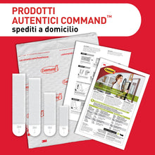 Carica l'immagine nel visualizzatore di Gallery, Command Strisce Appendi Quadri Adesive Medie e Grandi Bianche, Confezione da 8 Coppie di Strisce M e 8 L - ottimale per 