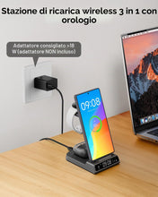 Carica l'immagine nel visualizzatore di Gallery, Caricatore Wireless per Samsung S26 Ultra/S26+/Z Flip8, Galaxy Watch 8/7/6