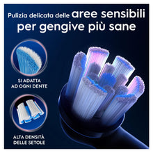 Carica l'immagine nel visualizzatore di Gallery, Oral-B Testine di Ricambio iO Gentle Care, Nere, 8 Ricambi