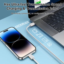 Carica l'immagine nel visualizzatore di Gallery, Cavo USB C lightning,[1M 2Pezzi] Cavo di Ricarica da cavo usb c lightning