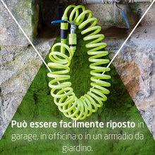 Carica l'immagine nel visualizzatore di Gallery, Amig - Tubo flessibile a spirale - Realizzato in polipropilene - Lunghezza estensibile fino a 7,5 m - Include lancia per