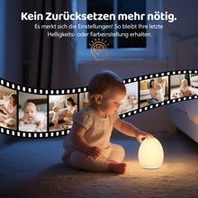 Carica l'immagine nel visualizzatore di Gallery, MediAcous Luce Notturna LED, 8 Colori e Timer Ricaricabile