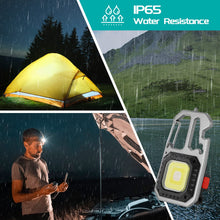 Carica l'immagine nel visualizzatore di Gallery, Czemo Mini Luce da Lavoro Ricaricabile 800 Lumen LED Lampade di Ispezione Portatile Mini Torcia Portachiavi Luce di Emer