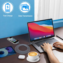 Carica l'immagine nel visualizzatore di Gallery, Cavo di ricarica USB a 30 pin, cavo di ricarica per i-Phone 4, ricarica e sincronizzazione rapida USB, compatibile con i